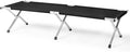 Outdoor Camping Cot Folding Lightweight Bed Portable Camping Cot with Carry Bag for Adults Hiking Hunting Traveling (Black)