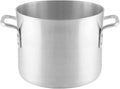 TrueCraftware- 8 qt. Heavy-Duty Aluminum Stock Pot with Riveted Handle 6mm Thickness-Multipurpose Pot Cookware Large Stockpot For Cooking Simmering Soup Stock Home Kitchen