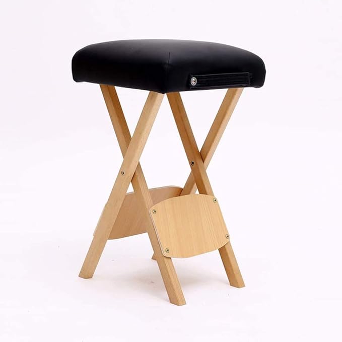 Solid Wood Folding Stool Portable Folding Stool Thickened Chair Outdoor Small Bench Shoe Changing Stool
