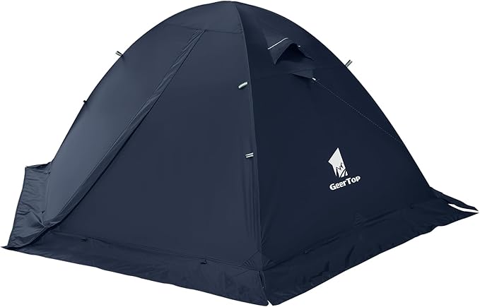 GEERTOP Ultralight 2 Person Backpacking Tent 4 Season Waterproof Camping Tent Double Layer Cold Weather Easy Set Up Tents for Family Camp Hiking Hunting Outdoor Mountaineering Travel