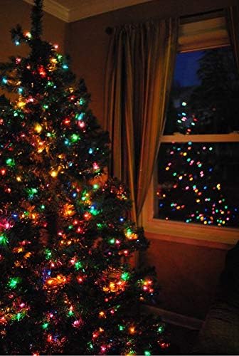 2-Pack Connectable Christmas Lights Outdoor Total 164FT 400LED Christmas String Lights Waterproof with 8 Modes &amp Timer Green Wire Twinkle Lights for Xmas Tree Decorations Outdoor Indoor Multico