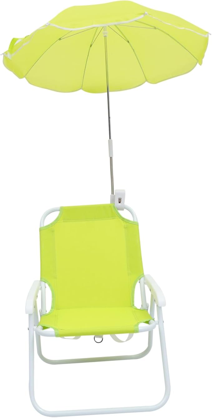 Multifunctional Kids Beach Chair Sun Block Canopy Light Compact Outdoor Seat