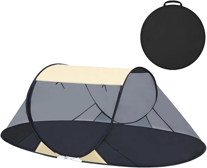 Akiky Pop Up Mosquito Tent for Camping1 Person Camping Tent with Bug Screen TentMosquito Net Foldable Portable for Adults Kids