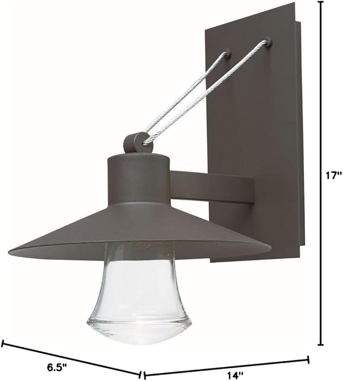 Maxim Civic-Outdoor Wall Lantern-14 Inches Wide by 17 inches high