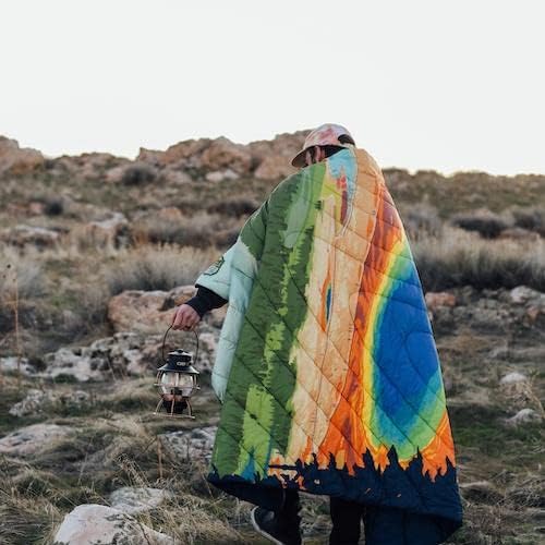 Rumpl Original Puffy National Park Blanket for Camping and Outdoors Yellowstone - V1