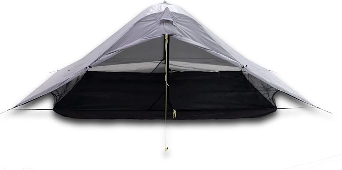 Six Moon Designs Lunar Duo Outfitter 2 Person Ultralight Backpacking Tent. 57 oz Gray. This Hiking or Backpacking Tent Provides Unsurpassed Space Comfort and Durability at The Perfect Price.