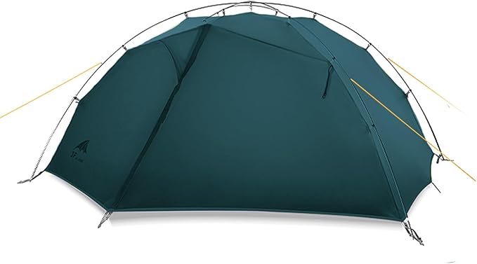 3FULGEAR Tai Chi 2 Ultralight Tent Bivvy Ground Tent for 2 Person Rainproof Windproof 3/4 Camping Tents Season for Outdoor Camping Trekking Kayaking Climbing Hiking Fishing Hunting