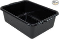 Quantum Storage Systems FSB-21157BK Bussing Tub 21 W x 15 D x 7 H Polypropylene Black NSF