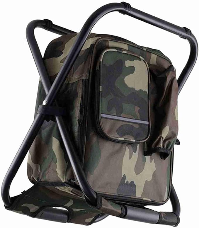 Brrnoo Backpack Chair Backpack Chairs for Adults Fishing Portable Stool Chair Outdoor Camping with Bag for Fishing Camping Outdoor Events Picnics or Beach (#3)