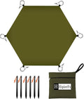 10.5x9.5 ft Tent Footprint Waterproof Camping Tarp Ultralight Mat Under Tent Moisture-Proof Ground Sheet Mat