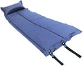 Inflatable Camping Sleeping Pad with Pillow Wear Resistant Sleep Mat Outdoor Tent Accessory for Picnic and Hiking Heat Insulation Camping Mattress