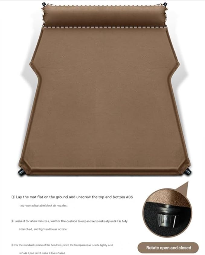 Car Air Mattress - Thickened Camping Bed Sleeping Pad Portable Inflatable Mattress for Tesla Model S (2016-2019) Ideal for Travel and Camping