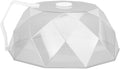 Alomejor Microwave Food Cover Oil Proof High Temperature Splatter Lid for Microwave Anti Freshness Storage for Most Plates Bowls PeopleFriendly HeatResistant Material (White)