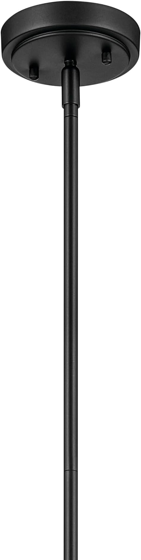 Everly 13.75 1-Light Bell Pendant with Clear Glass in Black for a Kitchen Island Dining Nook or Home Bar (13.75 x 7) 42456BK