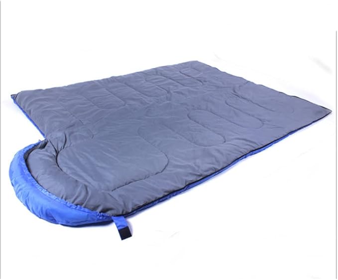 Splicing Sleeping Bag Breathable Adjustable Outdoor Travel Rectangular Sleep Sack 0-20 Degree Slumber