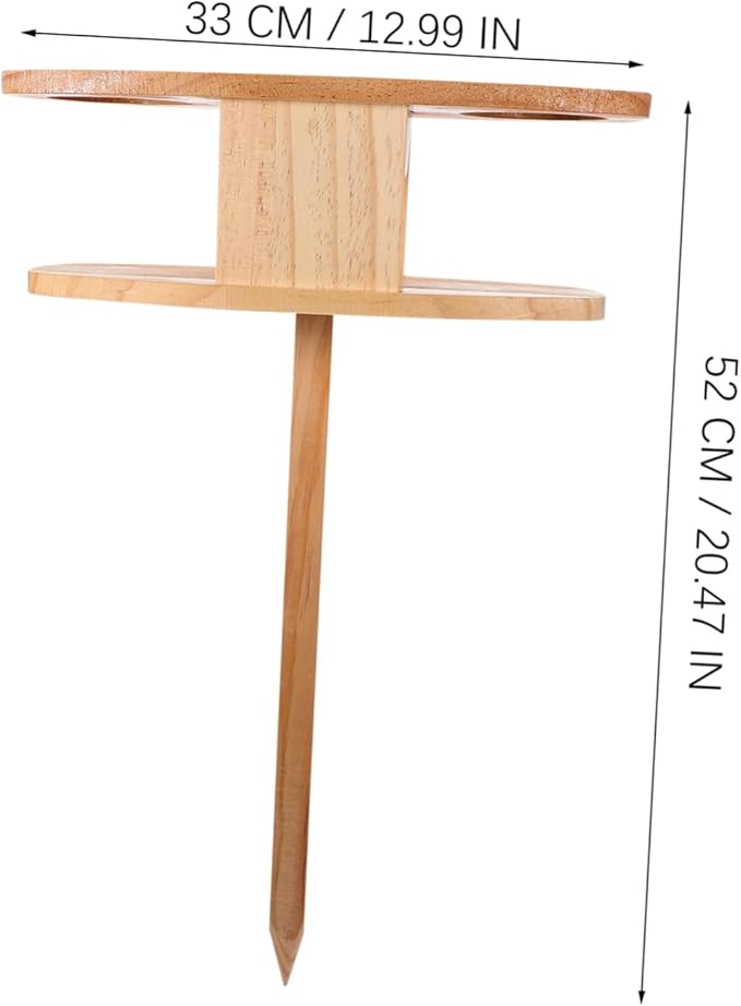 1pc Portable Folding Wine Table Lightweight Outdoor Wine Table for Beach Picnic and Backpack Suitcase