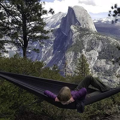 Outdoor Vitals Ultralight Hammock Under 1 lb with Suspension Included Whoopie Sling Suspension Tree Straps and Carry Bag
