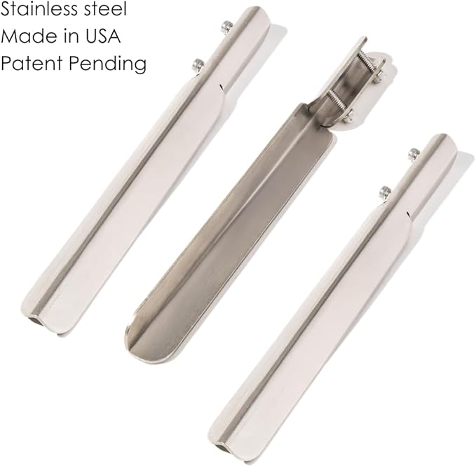 3 Pcs Scoop Handle Set - for Protein Powders Meal Replacements Mass Gainers and Supplements Provided in Large Containers. Stainless Steel. Utensil Length: 6 Inches.