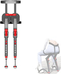 Adjustable Chairless Wearable Invisible ChairInvisible Chair Wearable Exoskeleton Human Wearable SeatAnywhere Camping Folding Stool 5 Gear Adjustable Heights