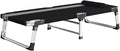 Breathable Camping Cot Aluminum Alloy Flat Tube Guest Bed for Adults Portable Folding Bed with Headrest Travel Camp Bed