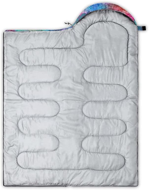 Sleeping Bag for Kids AdultsBrown Giraffe Fur Pattern-Lightweight Warm Portable Outdoor Indoor-Waterproof Cold Weather Resistant Sleeping Bag for Camping Hiking