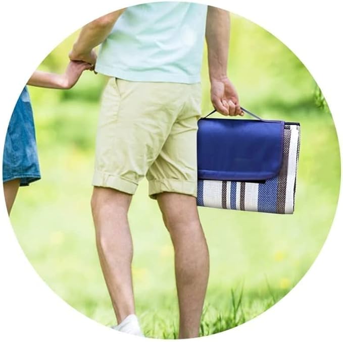 Outdoor Picnic Blankets Portable Beach Mat with Waterproof Backing Extra Large Sand Proof for Camping Hiking Festivals