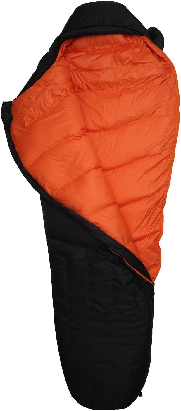 Down Sleeping Bag with Pillow for Backpacking15℉ 5℉ 0℉ Wide Down Sleeping Bag (86.6 in x 33.5 in) for AdultsYouth Camping and Hiking Outdoor with 680FP Duck Down