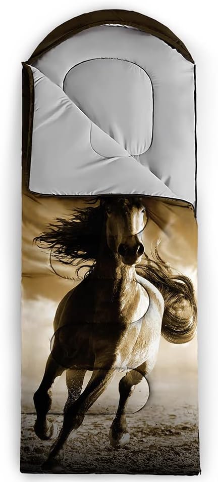 QOOMO Camping Sleeping Bags3 Season Warm &amp Cool WeatherLightweightWaterproof Sleeping Bags for Adults &amp KidsTravelingand OutdoorsCamping Gear Equipment