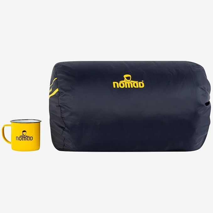NOMAD Blazer Sleeping Bag - Premium 100% Percal Cotton Blanket Sleeping Bag for Camping and Sleepovers