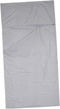 SUPVOX Portable Liner for Adults Lightweight Sleep Sack Travel Sheet Grey for Camping Hiking Hotels and Train Travel
