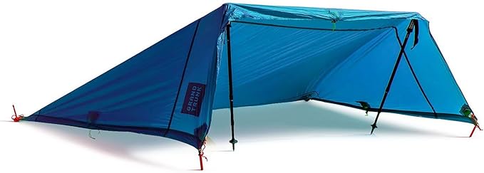 Grand Trunk Moab Multi-Use Tarp Shelter - Waterproof Nylon Hammock &amp Camping Tarp Includes Cord &amp Stakes