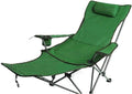 Portable Outdoor Camping Chair with Armrests Cup Holder and Storage Bag Ultralight Folding Chair for Hiking Beach Picnic and Travel