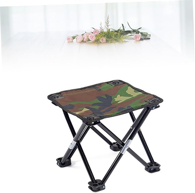 BESPORTBLE Portable Camouflage Fishing Chair Large Folding Stool for Camping Hiking and Lightweight and Sturdy Outdoor Gear