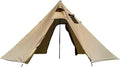 DANCHEL OUTDOOR Backpacking Hot Tent with Stove Jack 4 Season Lightweight Tipi Tent for 2/4/6 Person Winter Camping Hunting 10.5FT-16.4FT