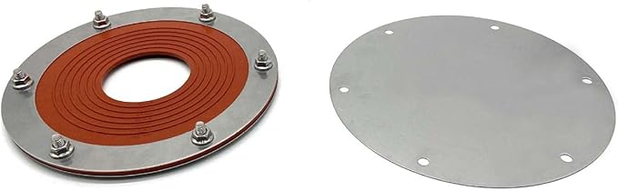Silicone Tent Stove Jack Round Base Roof Pipe Flashing for Sheds Garages Log Cabins Tent