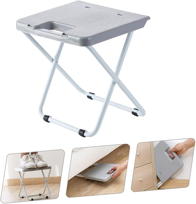 1pc Foldable Portable Stool Lightweight - Chair for Camping Fishing Outdoor Use Material Compact Design for Easy Carrying