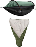 Camping Hammock Tent with Top Quilt Lightweight Hanging Hammocks Tree Straps Portable for Hiking Backpacking