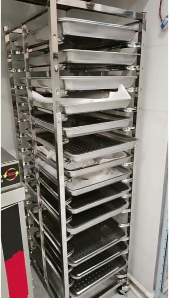 Industrial Baking Rack for Hotel Pans 15-Tier Organizer Built to Fit Despatch Industries and Food Production