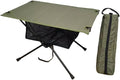 Portable Outdoor Side Table Folding Waterproofs Hiking Backpacking Fabric Metal Texture for Carrying Backpacking