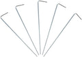 Angoily 40pcs Heavy Duty 7-Shaped Tent Stakes Metal Camping Tent Pegs 3.5mm Diameter Ground Anchors for Outdoor Hiking and Garden Shelter