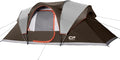 CAMPROS CP Camping Tent 10 Person Family Cabin Tent 2 Room Water Resistant Waterproof Tent with Top Rainfly 4 Large Mesh Windows Double Layer Easy Set Up Portable with Carry Bag 16ft x 9ft x72in