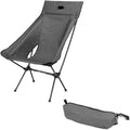 Compatible for 3F UL Gear Camping Folding Back Chair Ultra Light Fabric Fishing Chairs Beach Outdoor Equipment(Black L)