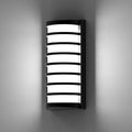 Sytmhoe Modern Outdoor Wall Sconce LightsLED Exterior Wall Light Fixtures6000k Cool White Wall Mounted LED LampsBlack Porch&ampPatio Light for HouseIP65 Waterproof for Hallway Stairs Gardens(6000
