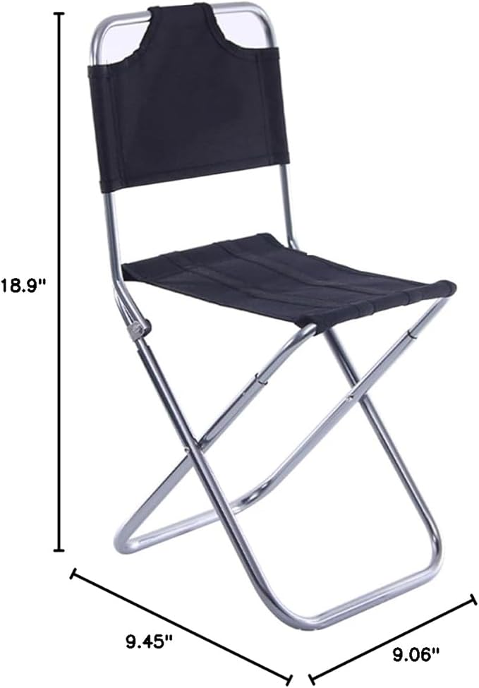 Collapsible Stool for Camping Travel Portable Folding Chair Lightweight Aluminum Alloy Outdoor Fishing Stool