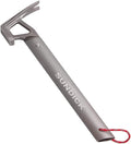 Lixada Camping Aluminum Tent Hammer Outdoor Camping Tent Hammer Stainless Steel Tent Nail Puller Tent Peg Accessory
