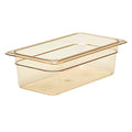 Food Pan 1/3 X 4 H-Pan® Amber