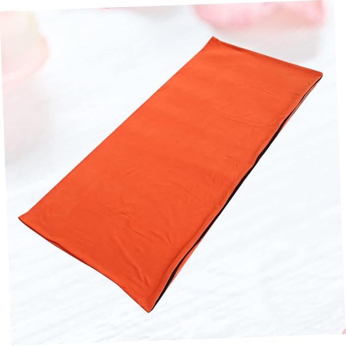 BESTonZON Adjustable Opening for Adults with Breathable Zipper Portable Orange Envelope Style for Camping Hiking Backpacking Trekking Lightweight Outdoor Travel Sleep Sack with Storage Bag