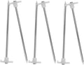 6Pcs Heavy Duty Tent Stakes for Secure Anchoring Resistant Ground Stakes for Tents Canopies Tarps and Gazebos Easy to Drive and Remove