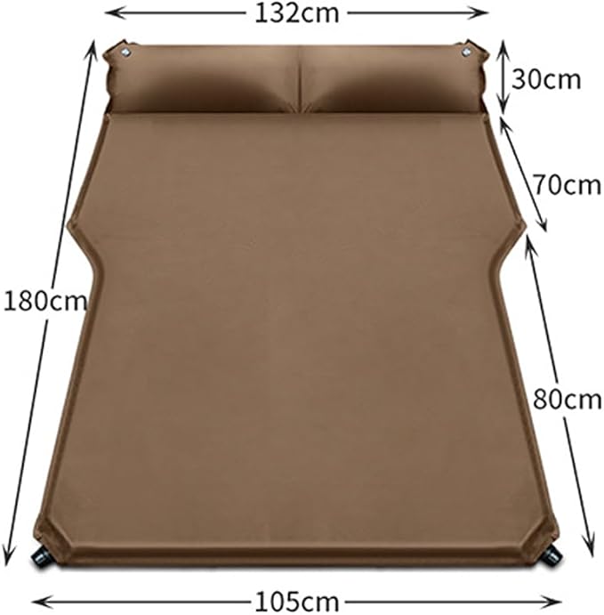 Car Inflatable Mattress for Ford Bronco Sport (CX430) 2021 2022 2023 2024 Back Seat Air Mattress Thickened Air Bed Cushion Rear Trunk Sleeping Mattress Camping TravelGreen01