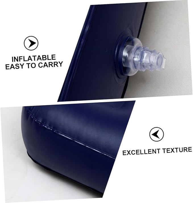 GALPADA 1Pc Single Inflatable Camping Mattress Portable Foldable Air Bed Pad for Outdoor Use Durable Material Leak for Picnics Hiking